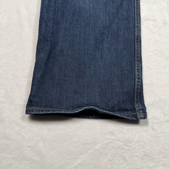 Carhartt FR Jeans Mens 50x32 Blue Relaxed Fit Straight Leg Denim Medium Wash - Picture 12 of 16